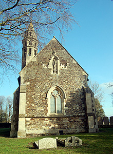The church from the west February 2012